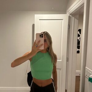 Zara Mint Green Muscle Tee